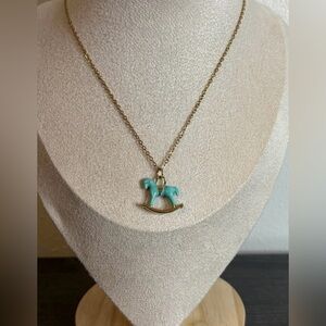 Handmade Rocking Horse Necklace | Waterproof & Tarnish Resistant